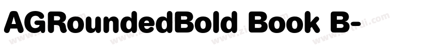 AGRoundedBold Book B字体转换 AGRoundedBold Book B字体转换